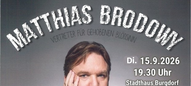 Bild: Benefizveranstaltung Matthias Brodowy